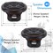Pyle 6.5 Dual 2-Way Marine Bluetooth Speaker, PLMRBT65B, PR PLMRBT65B - alternate 5